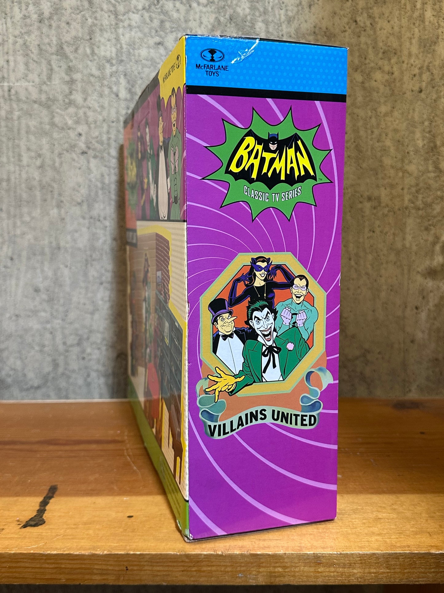 Villain’s Lair Classic TV Series Batman McFarlane Toys Sealed Box DC Comics