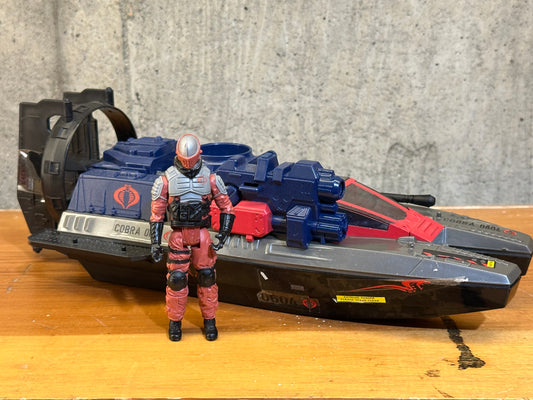 Fangboat GI Joe Retaliation Boat 3.75” Action Figure Toy Vehicle Incomplete 2012
