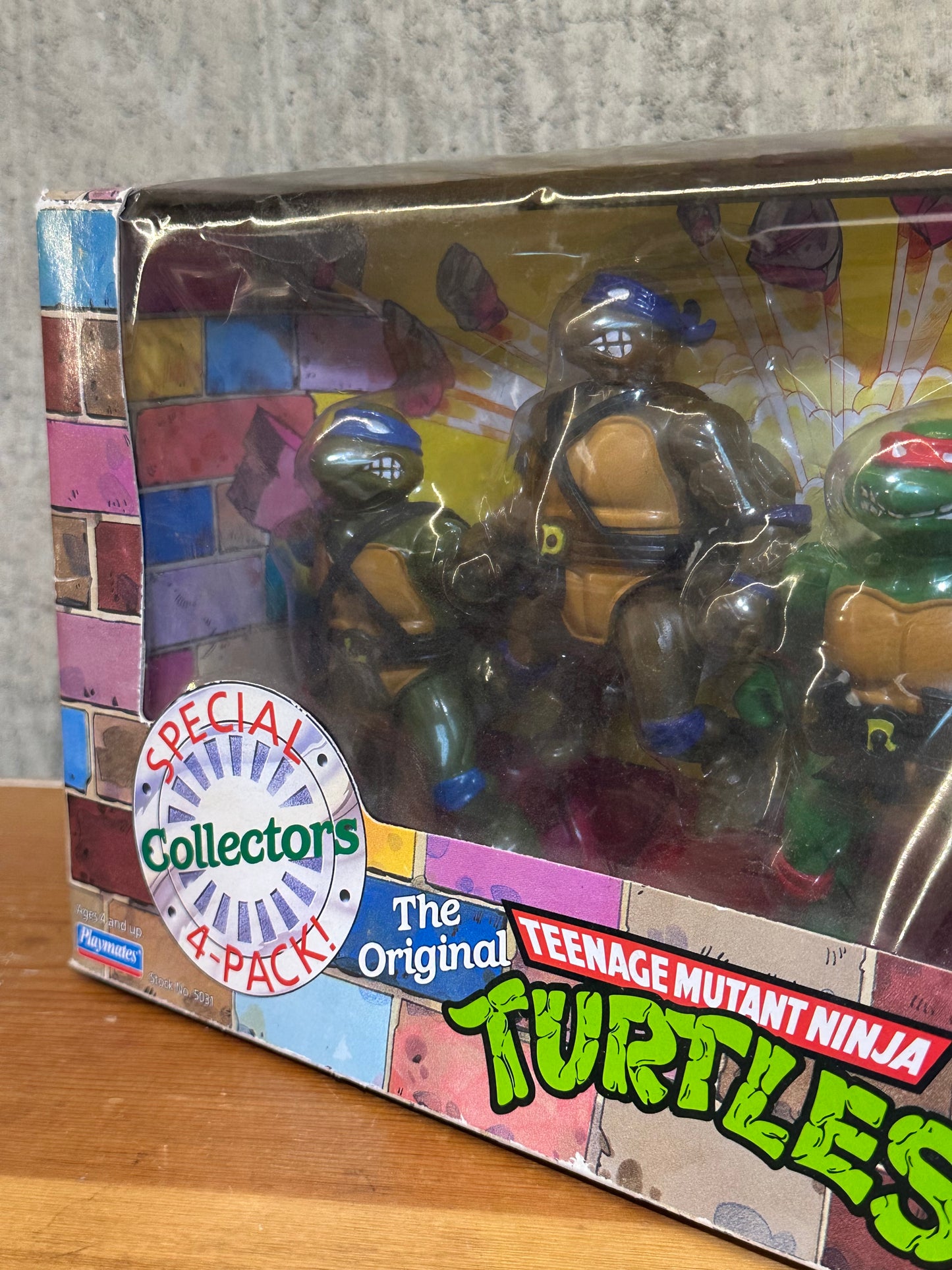 Special Collector’s 4-Pack TMNT Set of 4 Brothers Leonardo Raphael Donatello Michaelangelo Sealed Box 1992 Target Exclusive