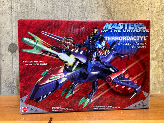 Terrordactyl MOTU 200X Sealed Skeletor Attack Aircraft Action Figure Toy
