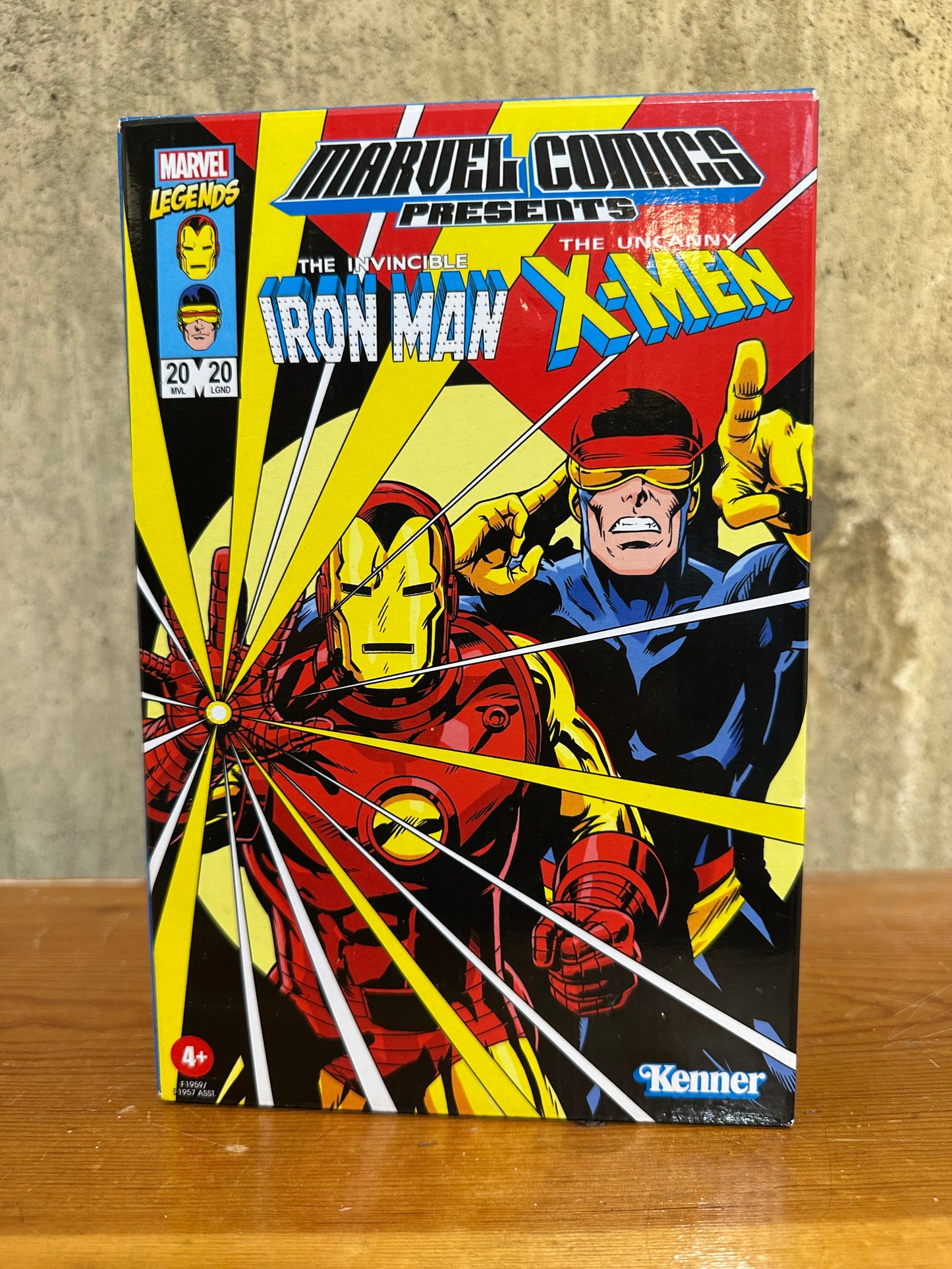 Marvel Legends Retro 3.75" Hasbro Pulse Exclusive Iron Man & Cyclops Figures