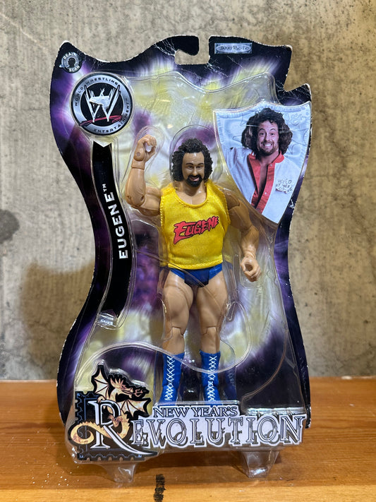 Eugene - New Years Revolution Wrestling Action Figure Vintage 2005 WWF WWE