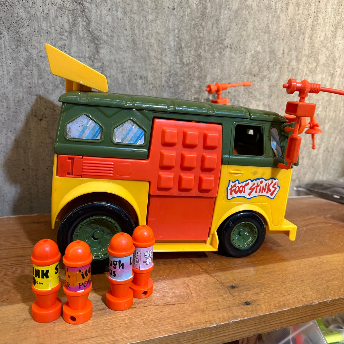 Party Wagon 100% Complete TMNT Vintage Ninja Turtles Van Toy 1989