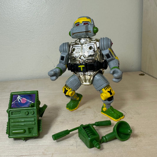 1989 TMNT Metalhead Complete Vintage Ninja Turtles Action Figure Toy