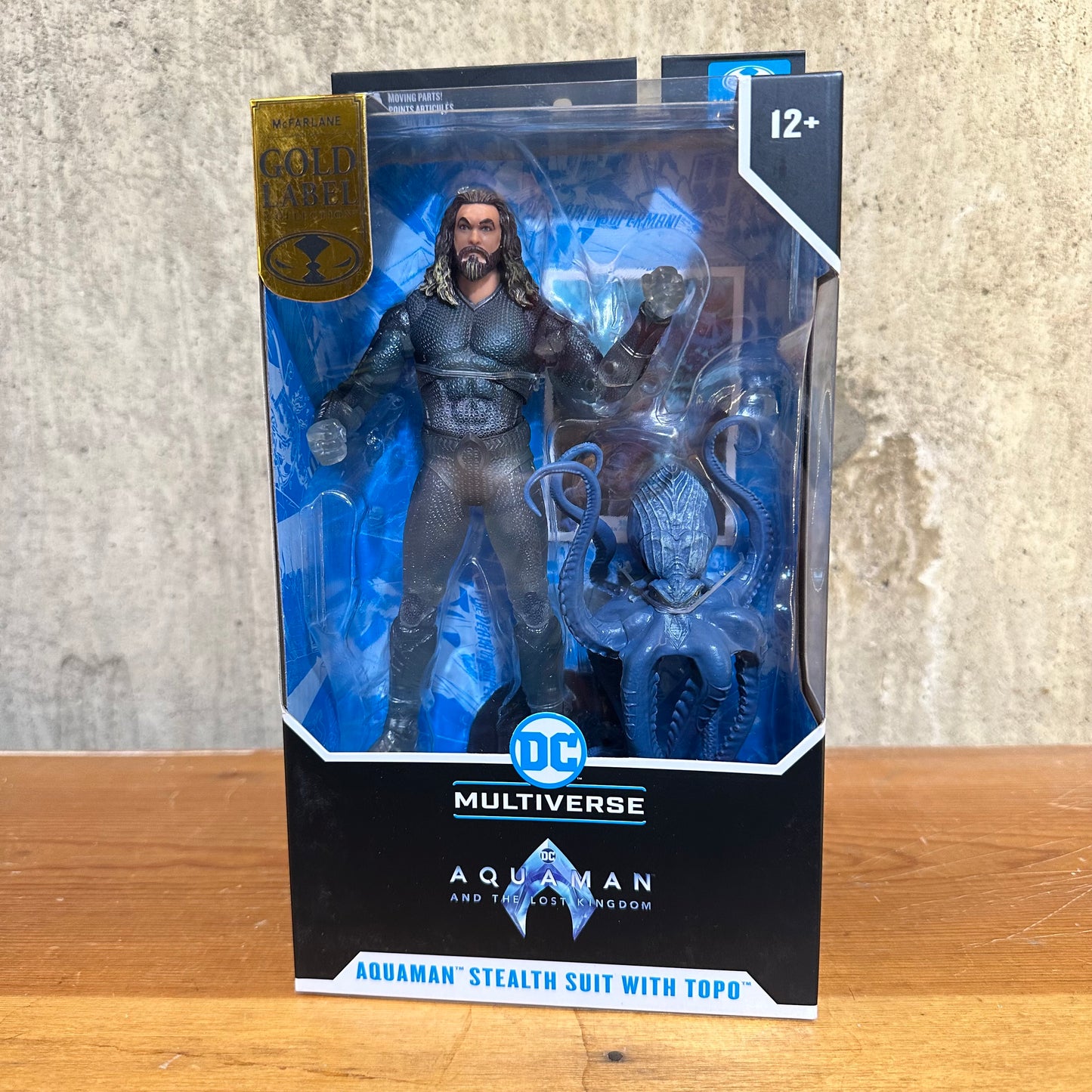 McFarlane DC Comics Multiverse Aquaman Stealth Suit with Topo Target Exclusive Sealed