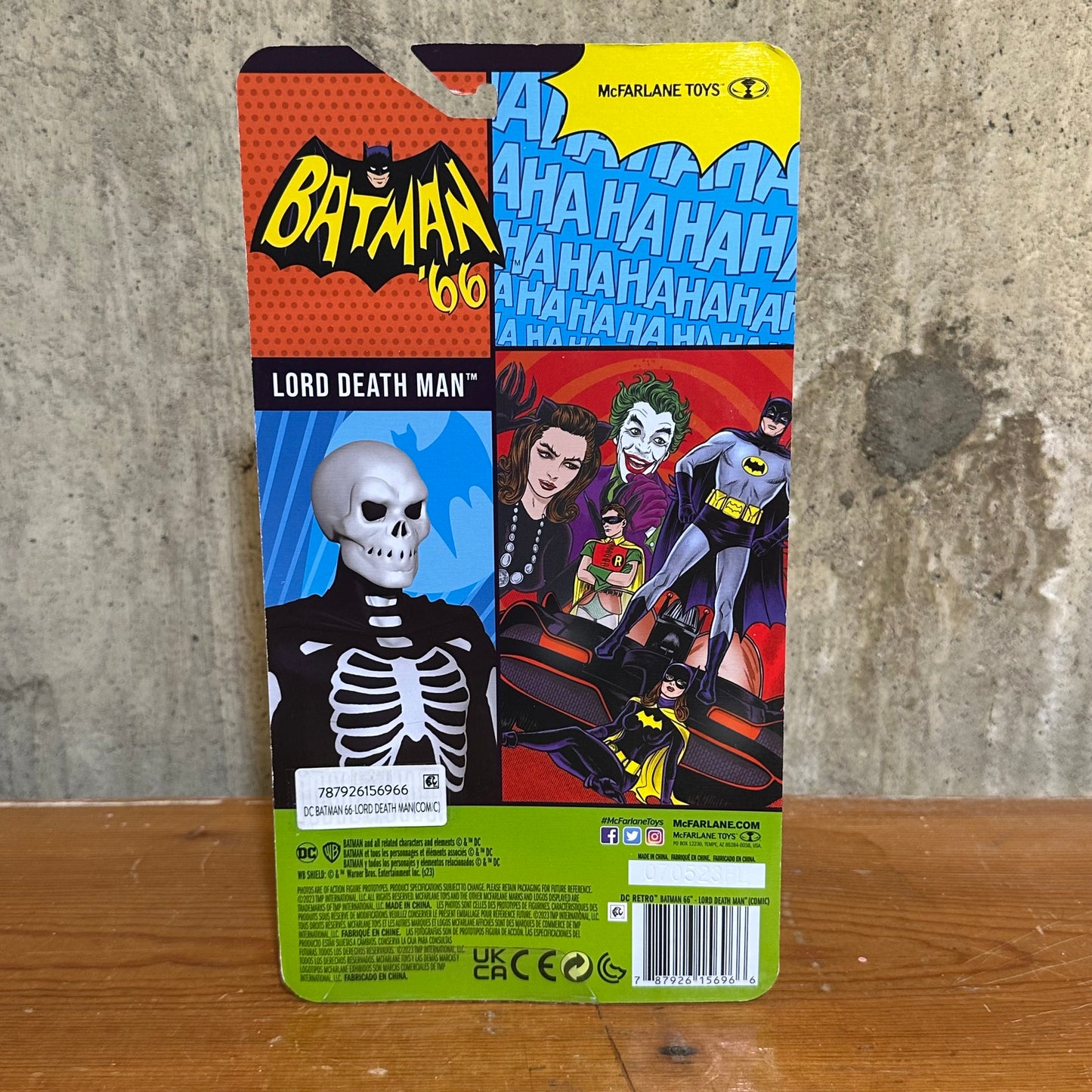Lord Death Man McFarlane Toys DC Retro Wave 8 Batman 1966 Action Figure