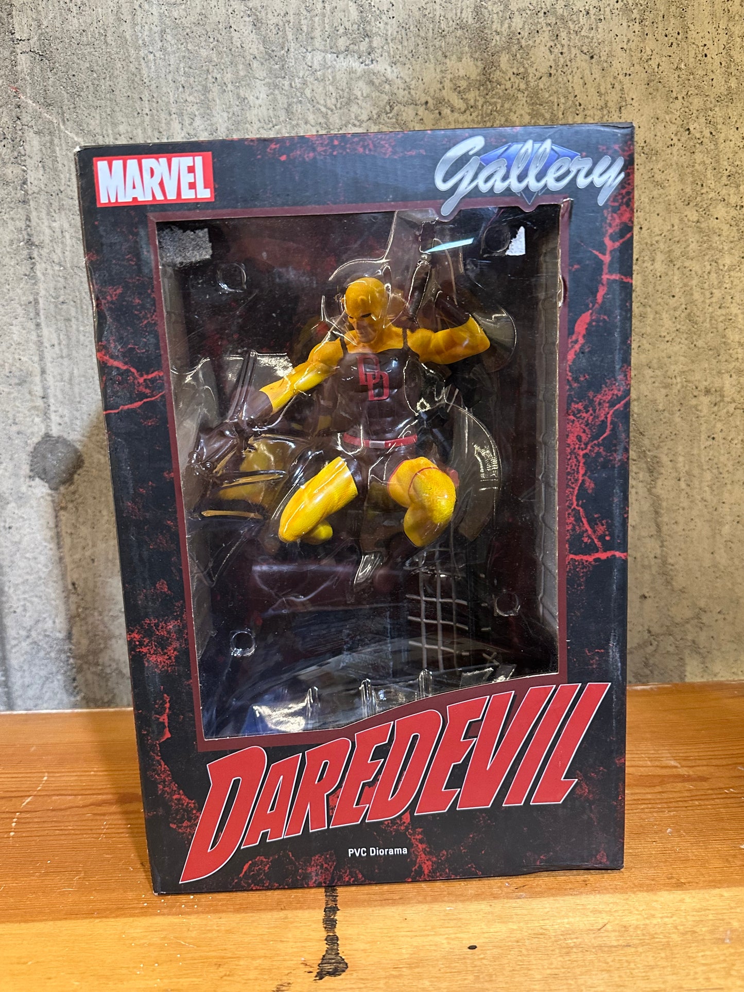 Daredevil Yellow Suit Variant Diamond Select Toys Marvel Gallery  PVC Diorama 2019