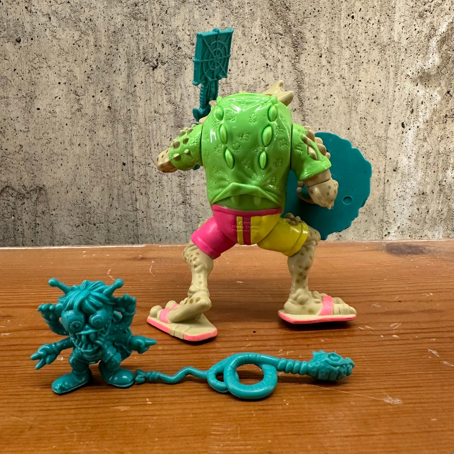 Genghis Frog TMNT Complete 1989 Vintage Ninja Turtles Action Figure Toy