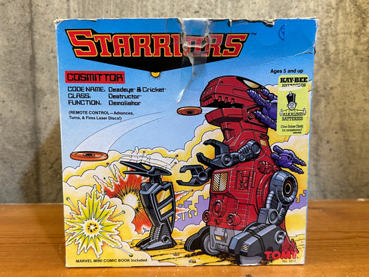Cosmittor Starriors Complete in Box Vintage Tomy Robot 80’s Toy