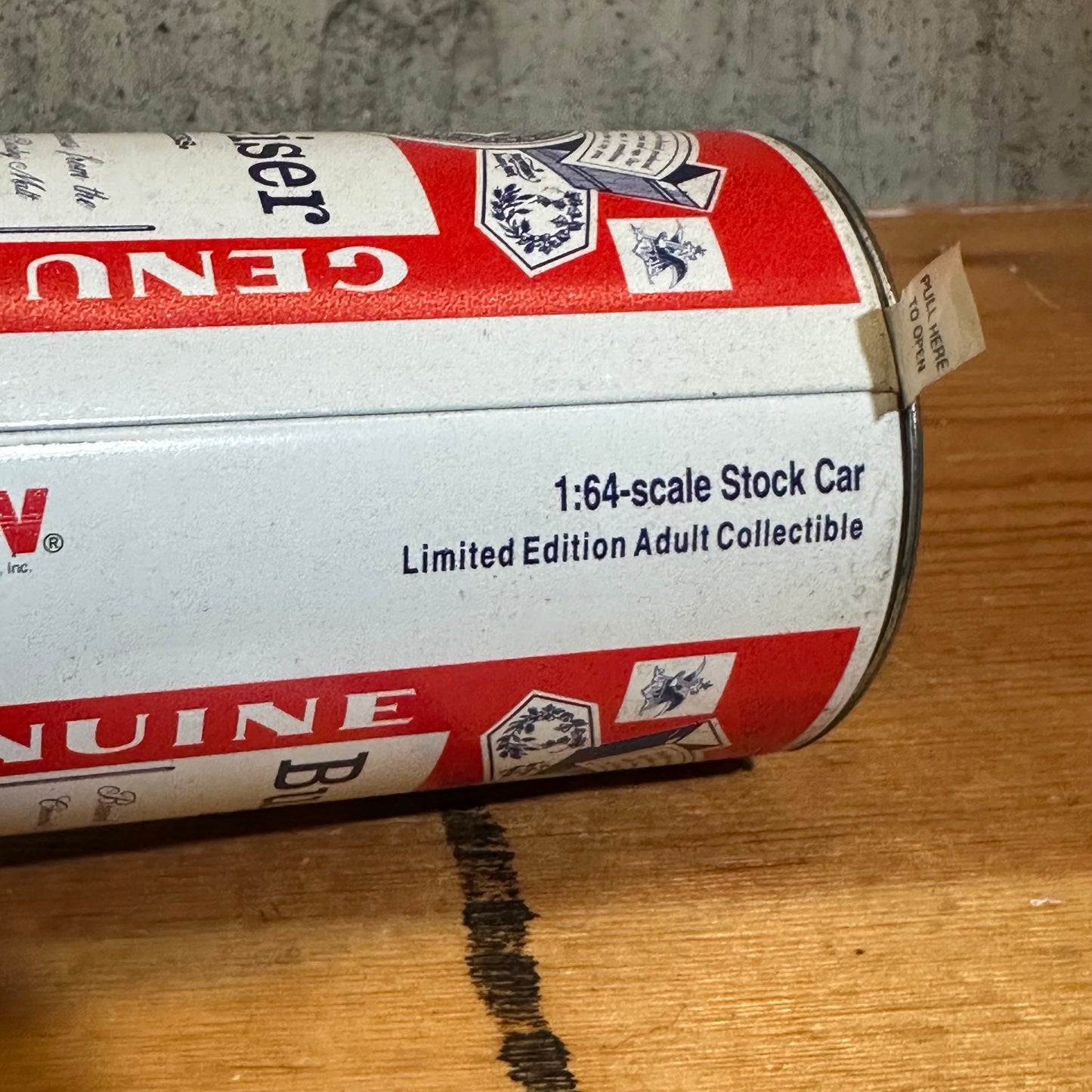 Darrell Waltrip #11 Budweiser Car In A Can# 102005 1/64 Stock Car 1 Of 21000