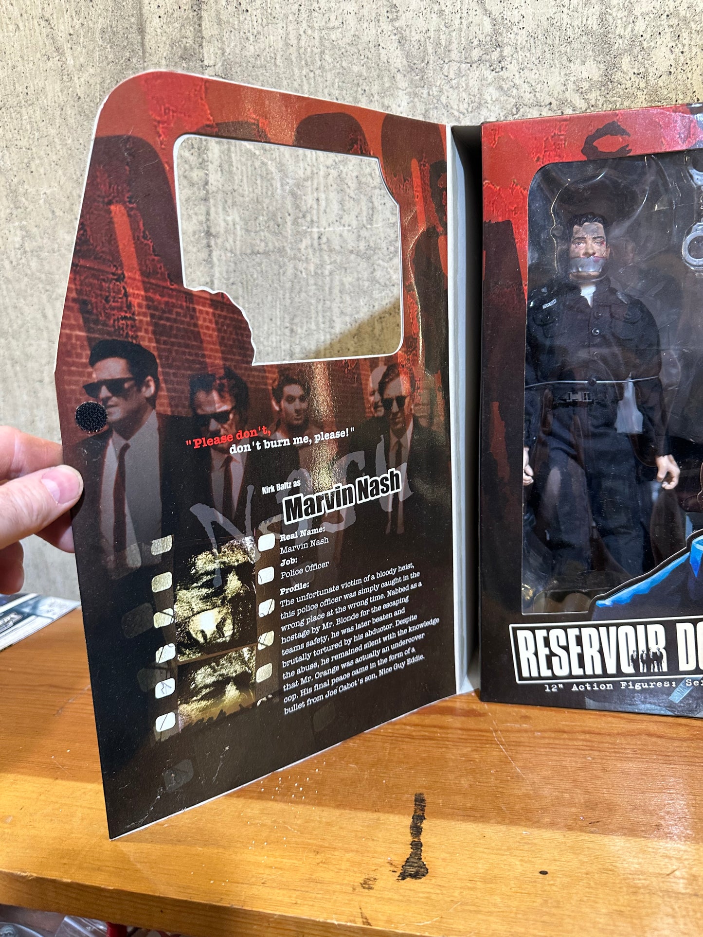 Marvin Nash Reservoir Dogs 12" Action Figure Series One  Palisades 2001 Unused Open Box
