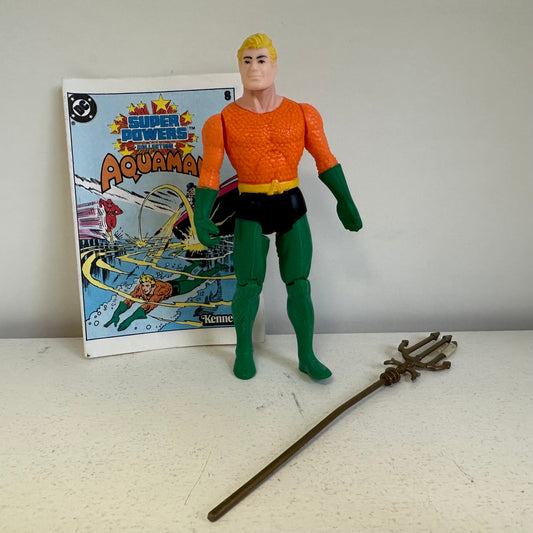 DC Comics KSP Aquaman Complete vintage action figure toy 1984