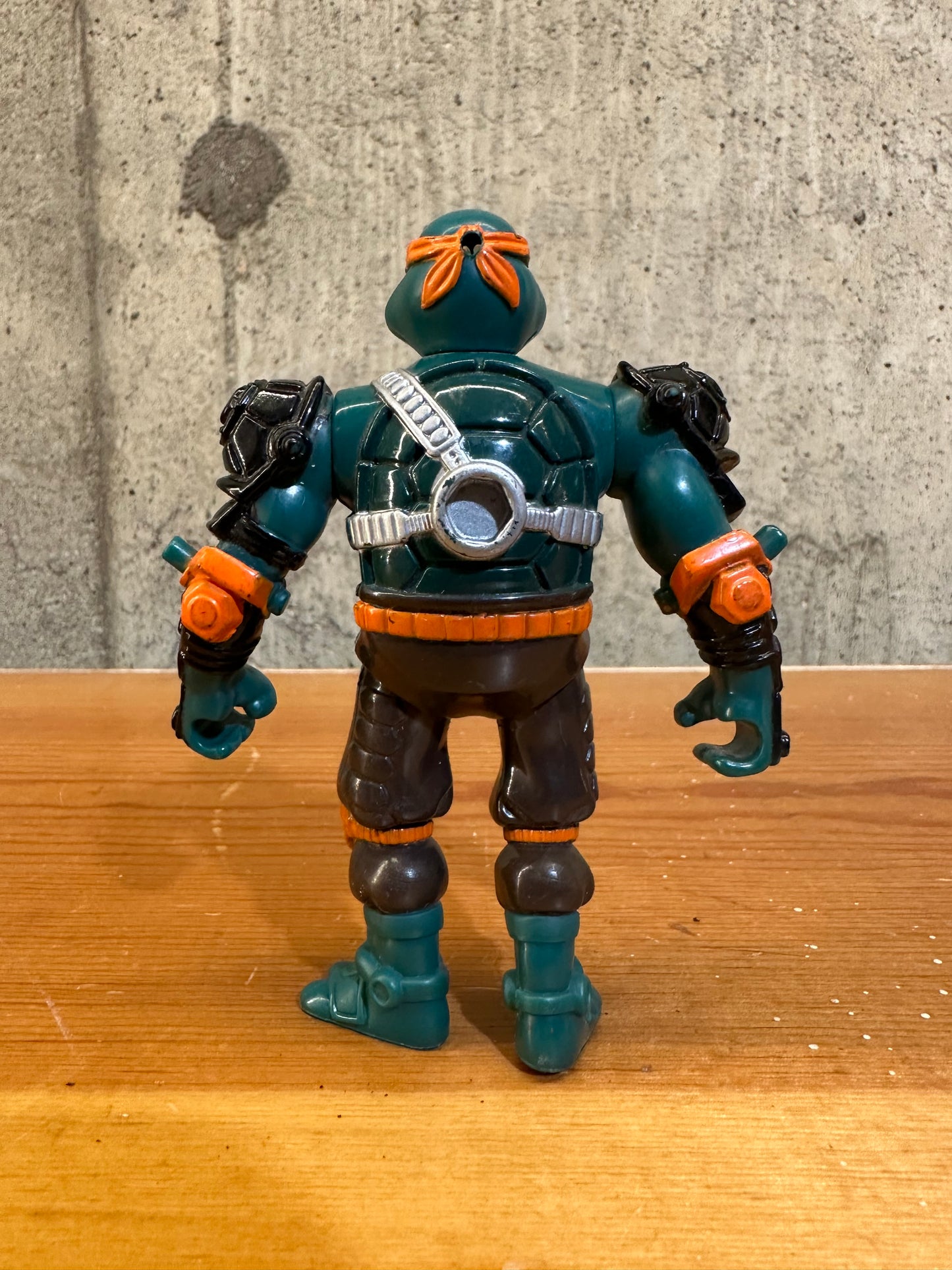 Vintage 1995 TMNT Teenage Mutant Ninja Turtles Metal Mutants Michelangelo Figure