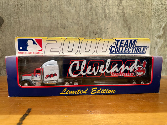2000 Cleveland Indians White Rose Team Collectible Semi Truck 1:80 Scale