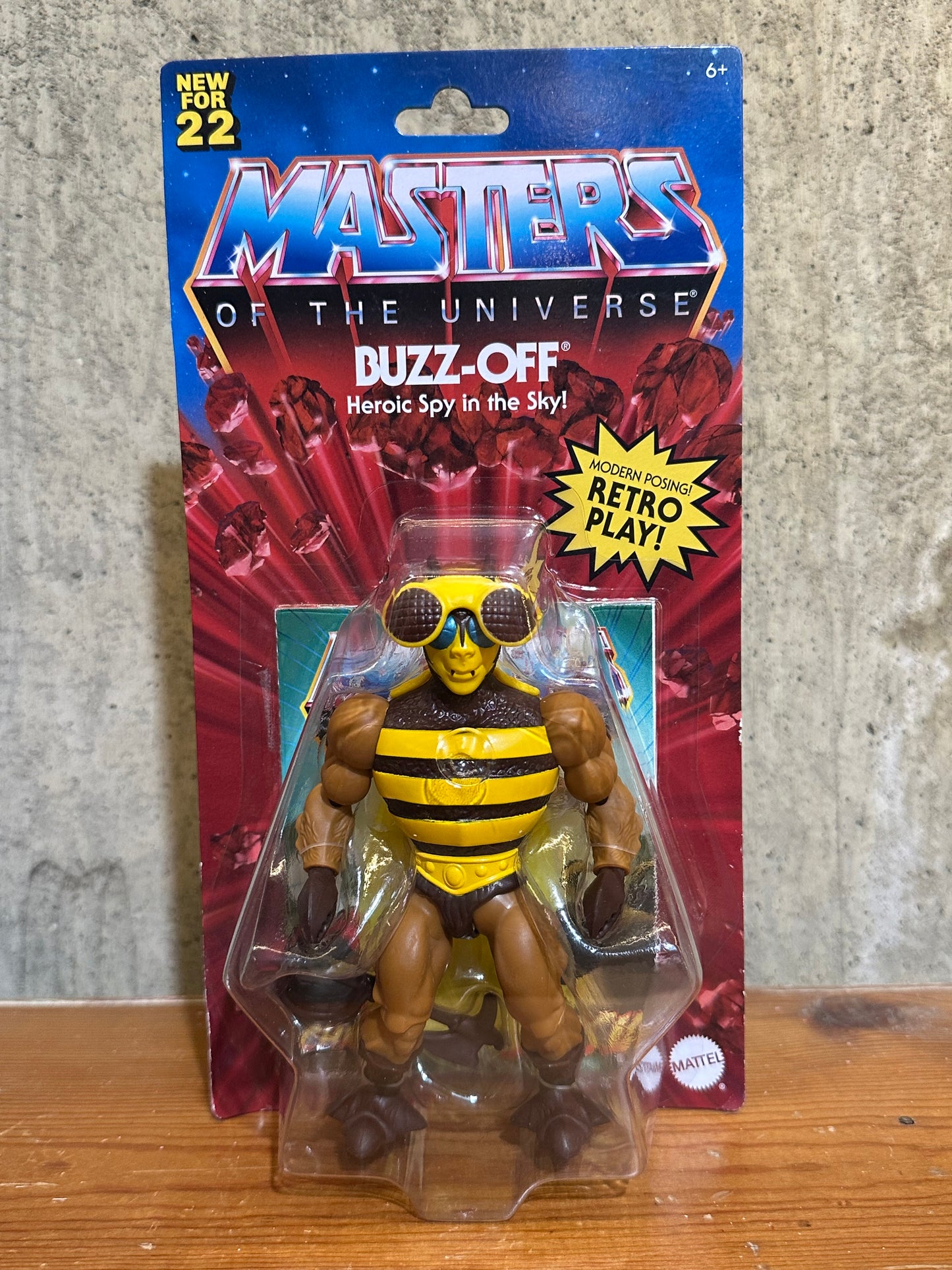 Buzz-Off Masters of the Universe Origins Figure Retro MOTU 2021 Mattel Sealed