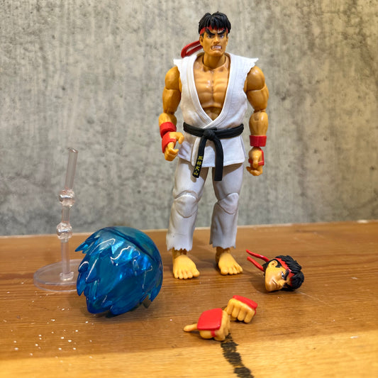 Ryu Jada Toys Street Fighter II Action Figure Loose