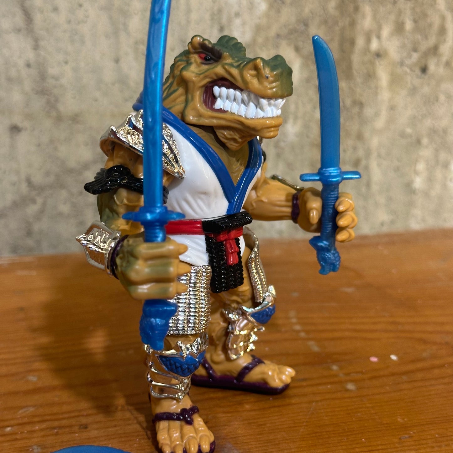 Shogun Shoate Complete Vintage TMNT Figure Rare 90’s Ninja Turtles Dinosaur Toy