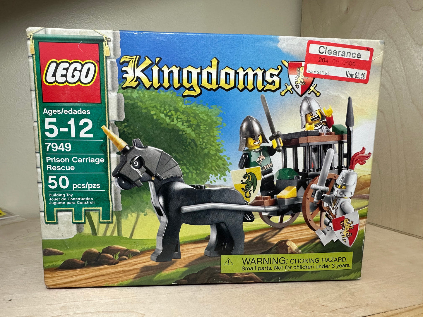 Lego 7949 Sealed Prison Carriage Rescue Lego Knights Brand New