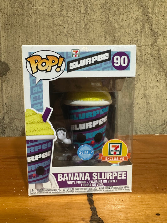 Funko Pop Vinyl: 7-11 Slurpee - Banana Slurpee Glitter 90