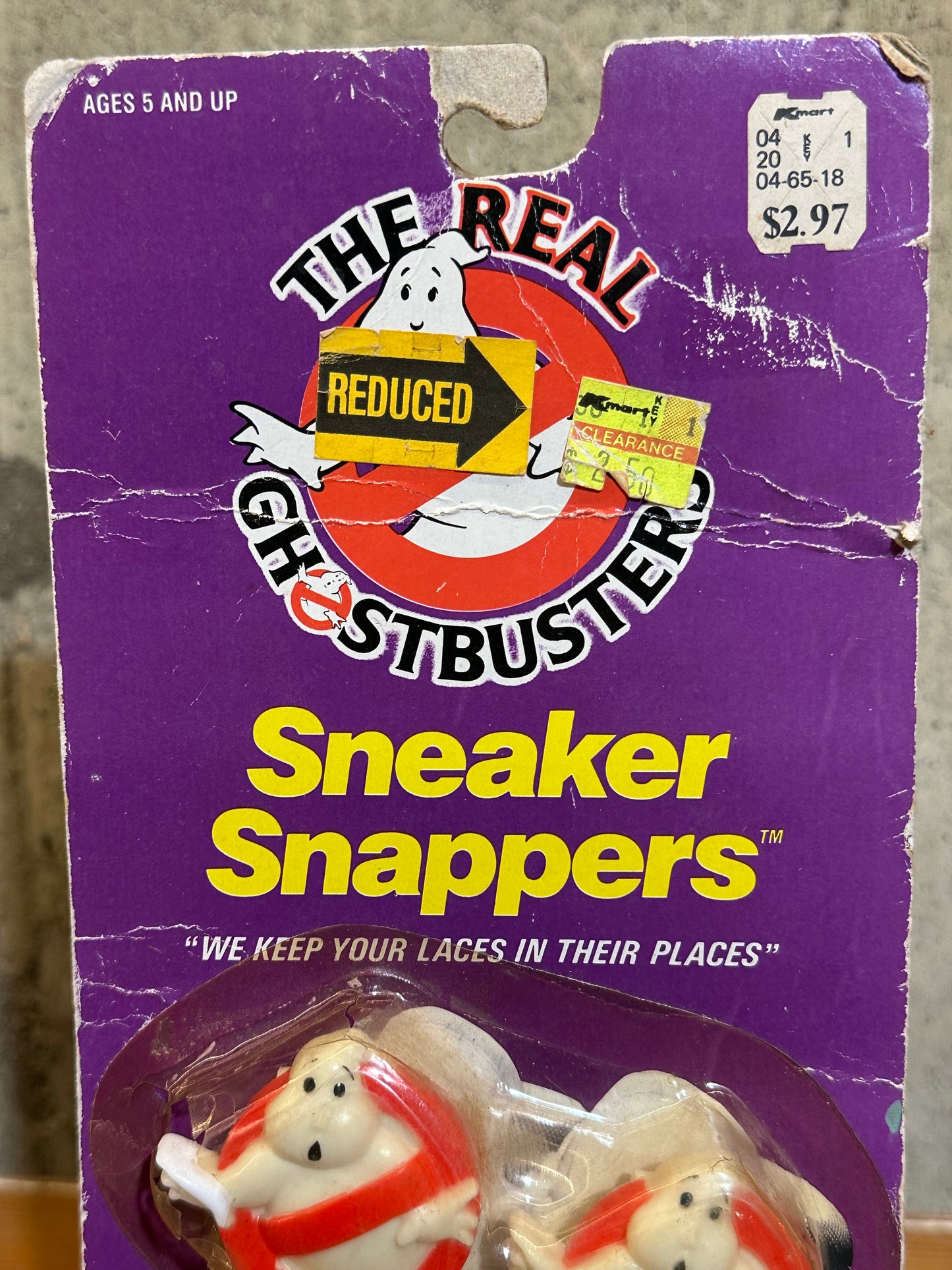 The Real Ghostbusters Sneaker Snapper Sealed on Damaged Card and Bubble