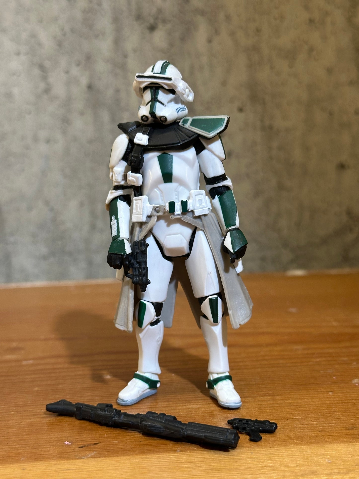 Clone Commander Green ROTS 3.75” Star Wars action figure Toy Complete