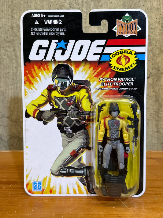 Hasbro GI Joe Python Patrol Elite Trooper "Python Crimson Guard" Action Figure!