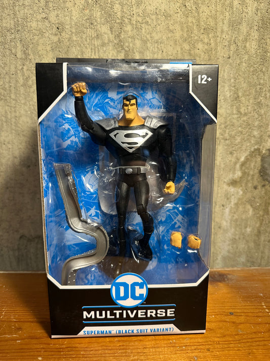 Black Costume Superman The Animated Series McFarlane Action Figure Toy