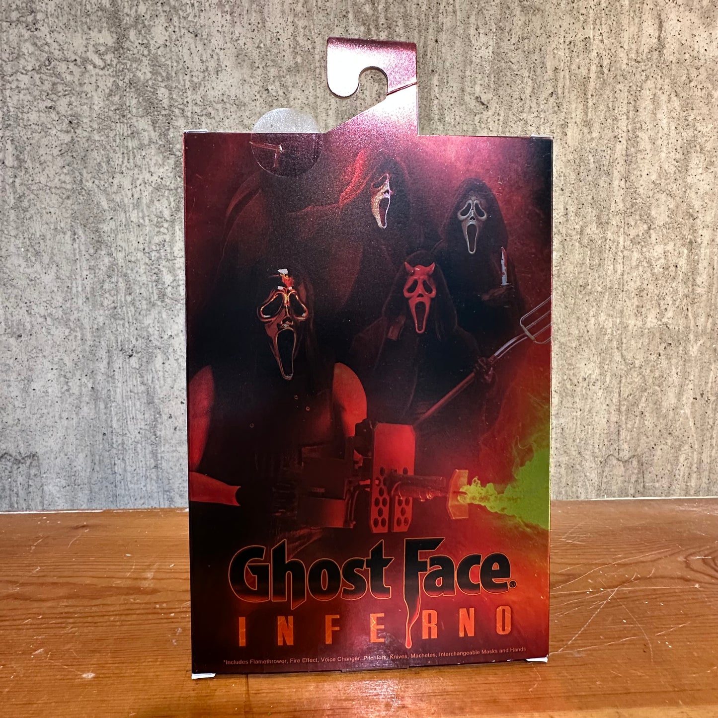 Ghost Face Ultimate Inferno Scream w/Weapons 7" Horror Movie Action Figure Toys Neca