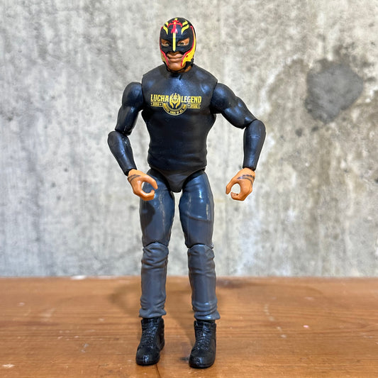 Rey Mysterio Main Event Lucha Low Rider 6” Action Figure Mattel 2023 WWE WEF