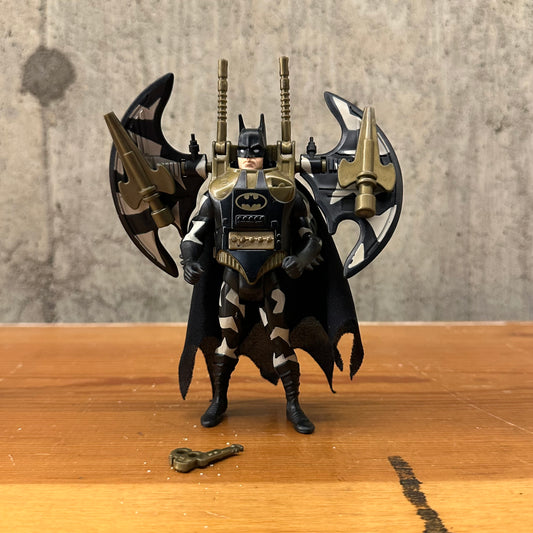 Vintage 1991 Kenner Air Attack BATMAN RETURNS Camo Artillery Gear Action Figure DC Comics