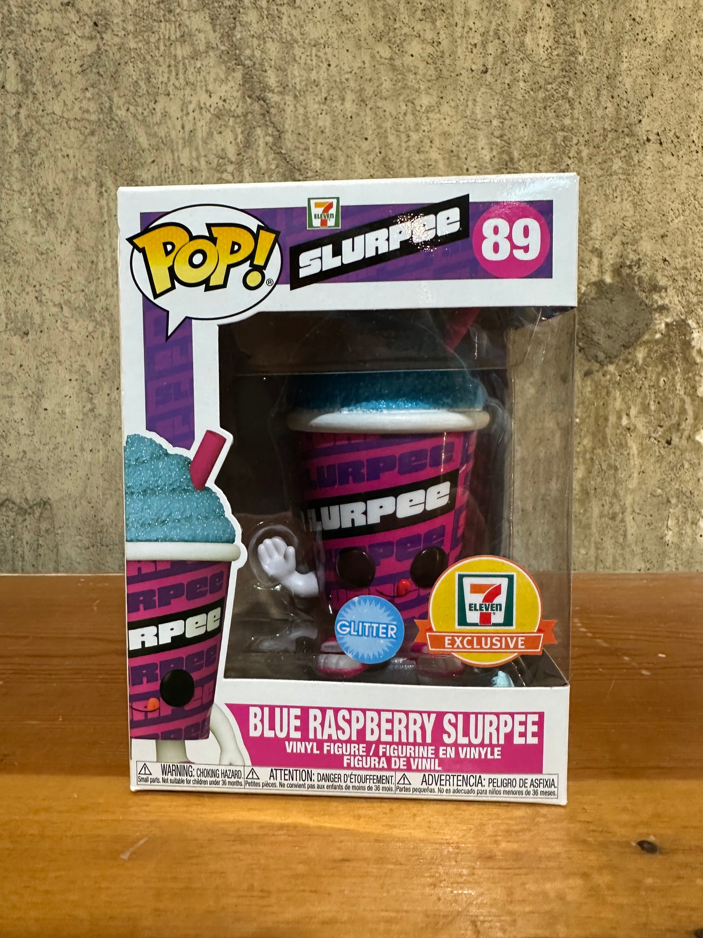 Blue Raspberry Slurpee #89 ~ Funko Pop 7-Eleven Glitter Exclusive