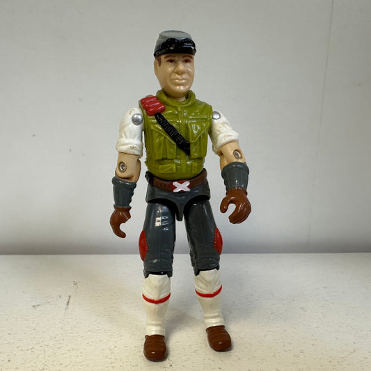 1986 GI Joe Cross Country Driver Complete Vintage Action Figure Toy