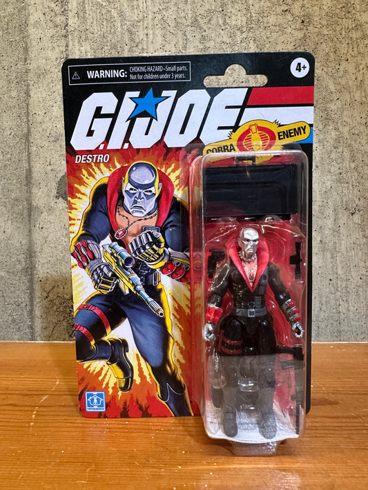 Destro GI Joe Retro 2020 3.75” Action Figure Toy Sealed On Card