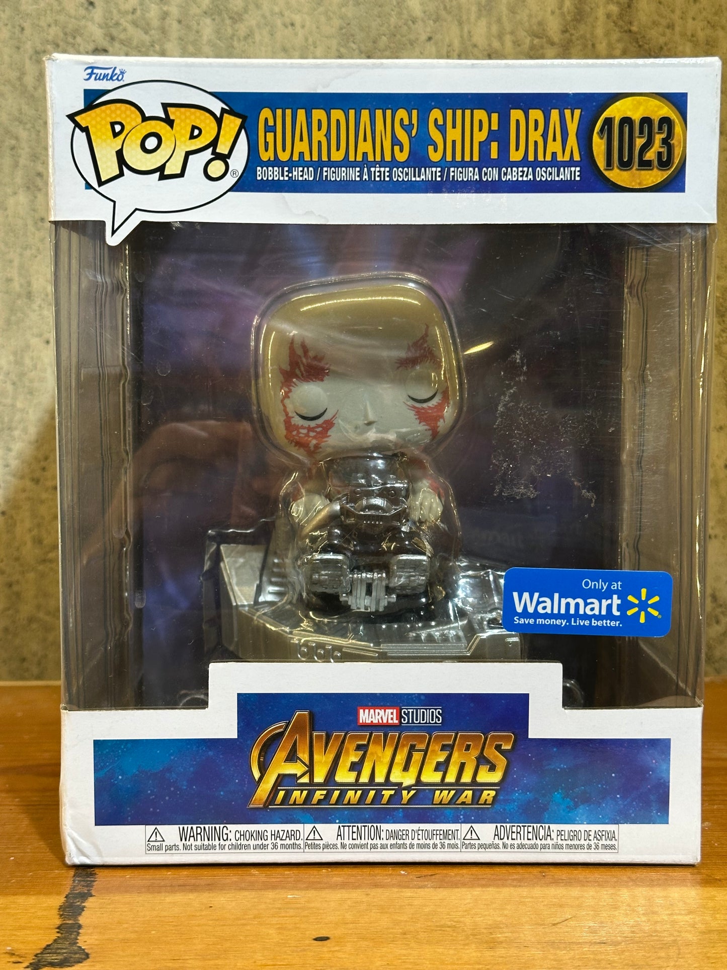Avengers Infinity War Guardians' Ship: Drax Funko Pop 1023 Walmart Exclusive Marvel