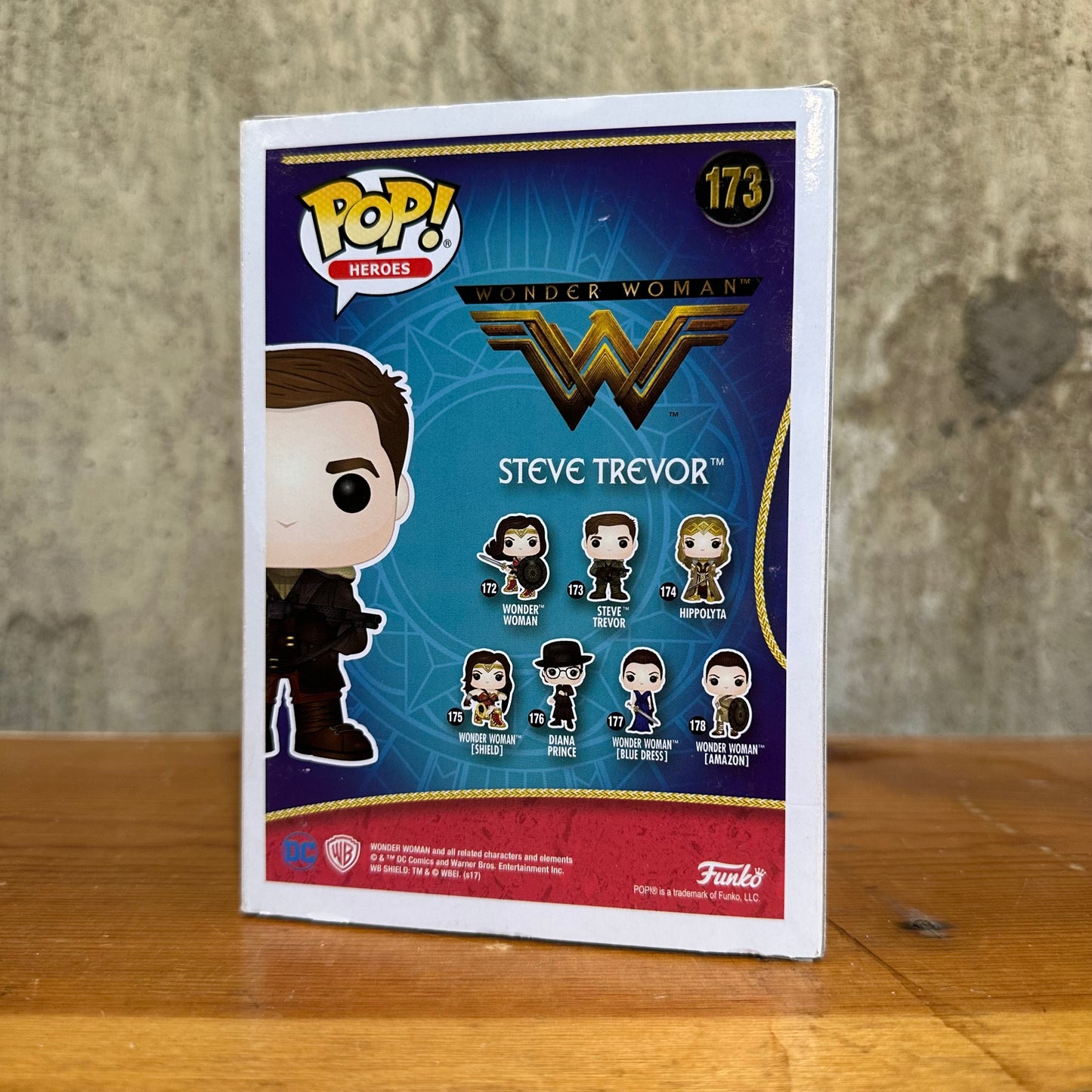 Steve Trevor Wonder Woman Funko Pop 173 DC Comics