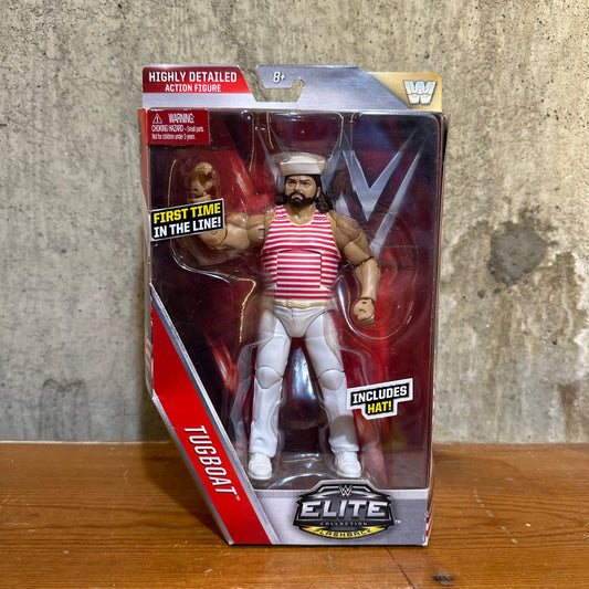 Tugboat WWE Elite Collection Flashback Series 44 Action Figure   Sealed WWE
