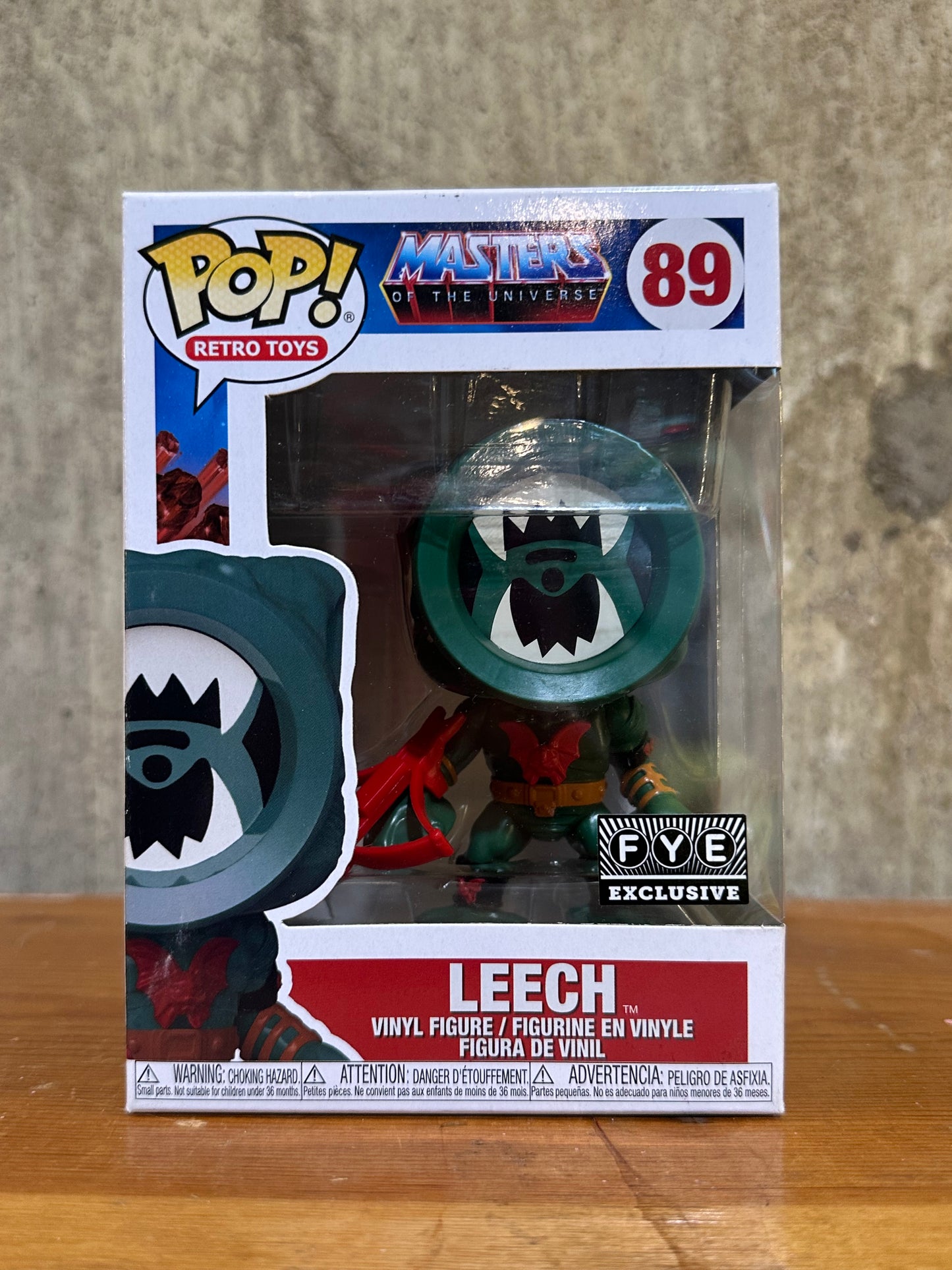 Leech Funko Pop 89 MOTU FYE Exclusive