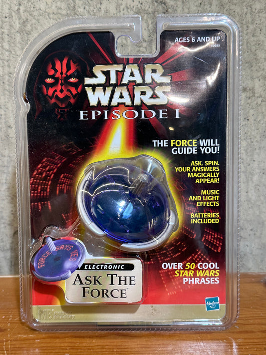 STAR WARS ASK THE FORCE QUESTIONS Episode 1 Spinning Electronic Top Toy B103