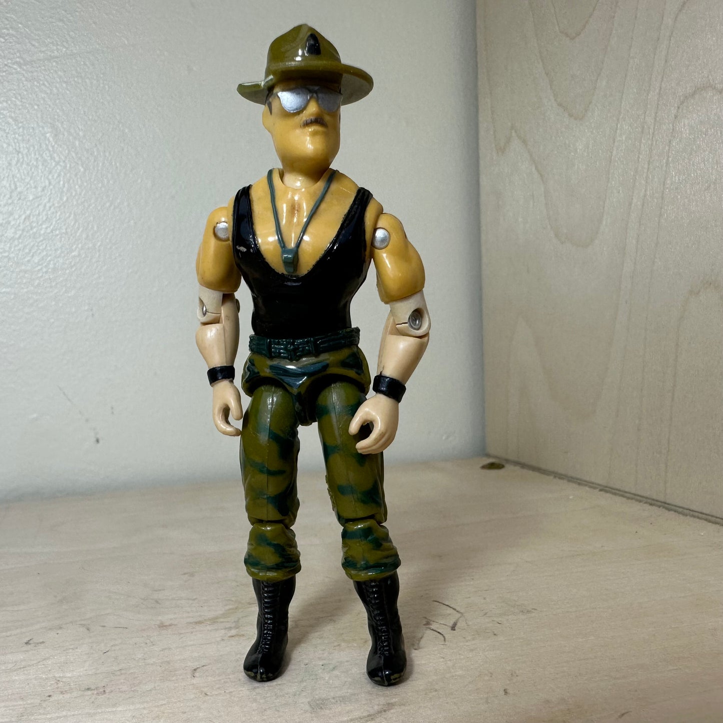 1986 GI Joe Sgt Slaughter Triple T Driver Vintage 80’s Action Figure Toy