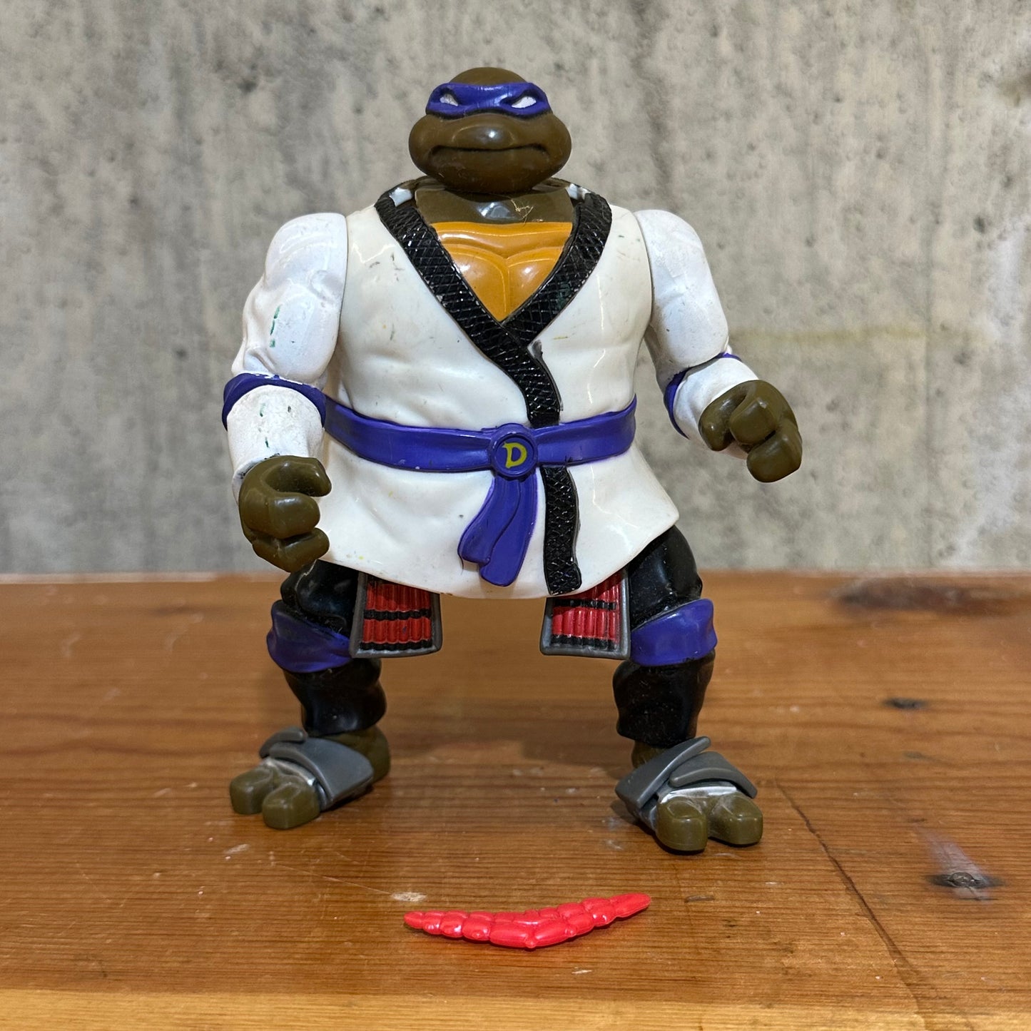 Night Ninja Don incomplete TMNT Ninja Turtles Action Figure Toy 1993 Auto Mutations