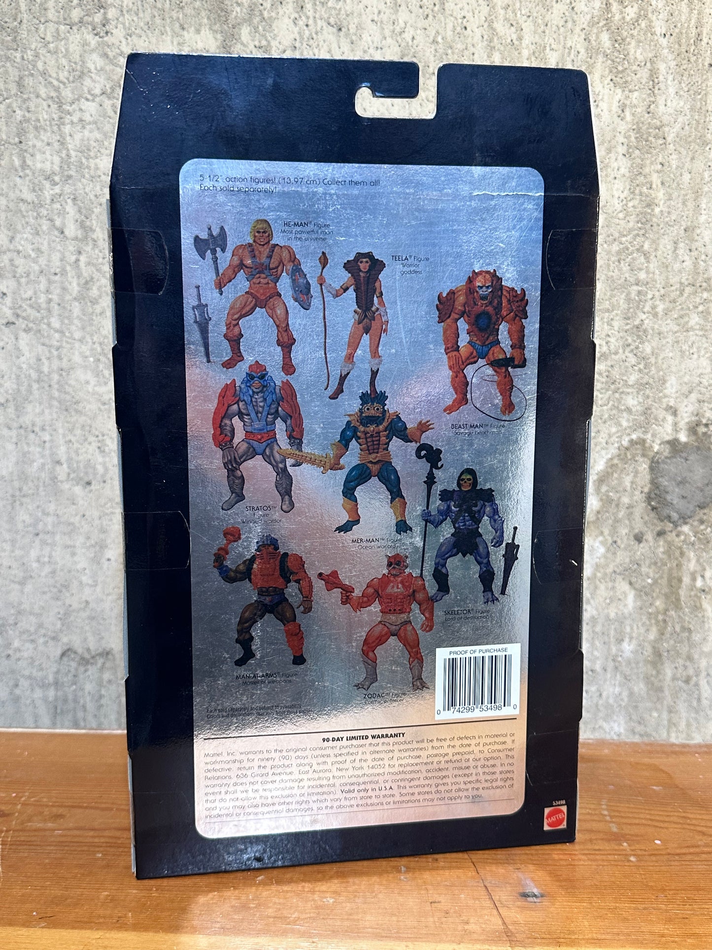 Zodac Commemorative Series II Limited Edition MOTU Masters of the Universe 2001