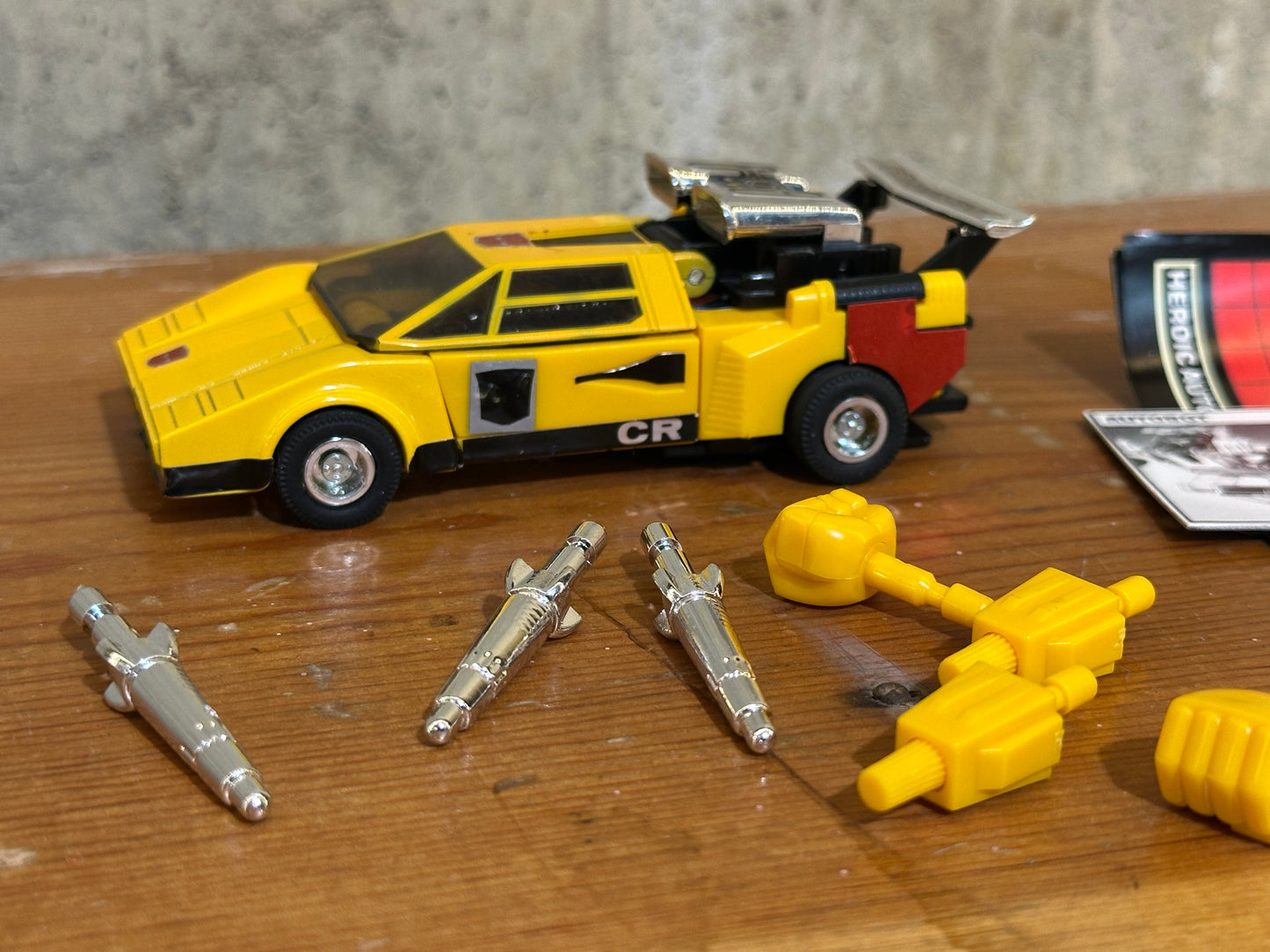 Sunstreaker Complete G1 Transformers Vintage 80’e Hasbro Robot Toy Autobot