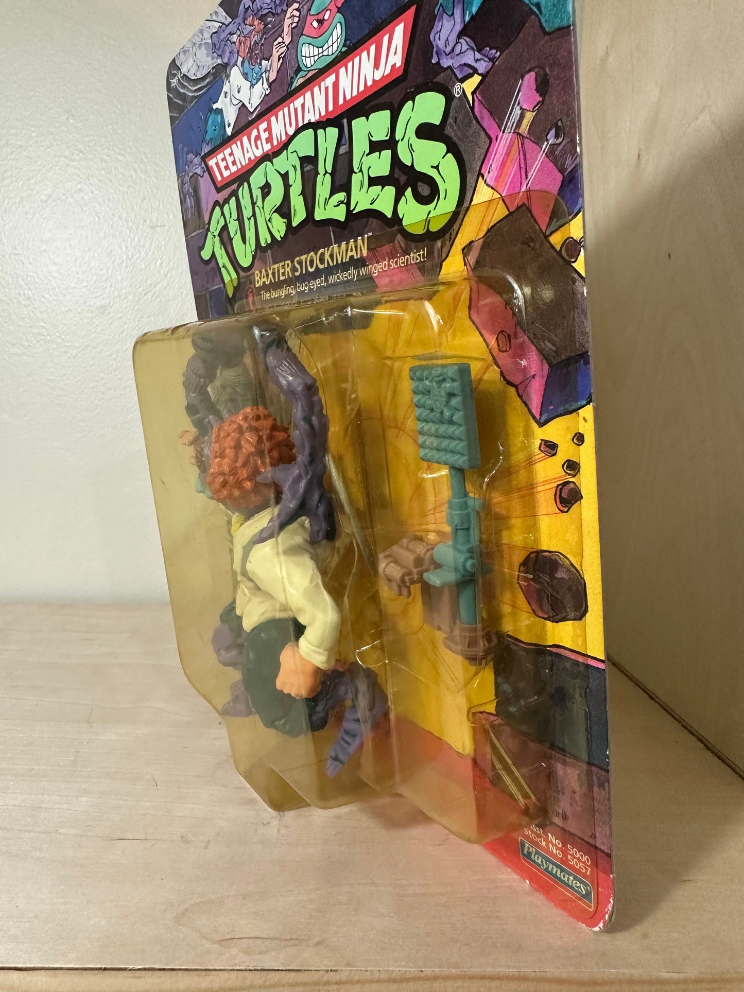 1989 TMNT Baxter Stockman Vintage Ninja Turtles Action Figure Toy