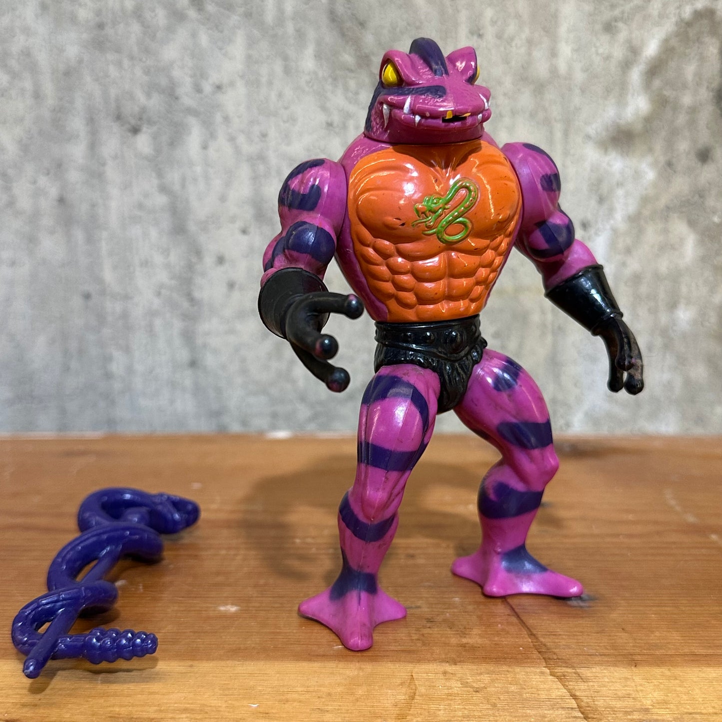 Tung Lashor near complete MOTU Action Figure Toy 1985