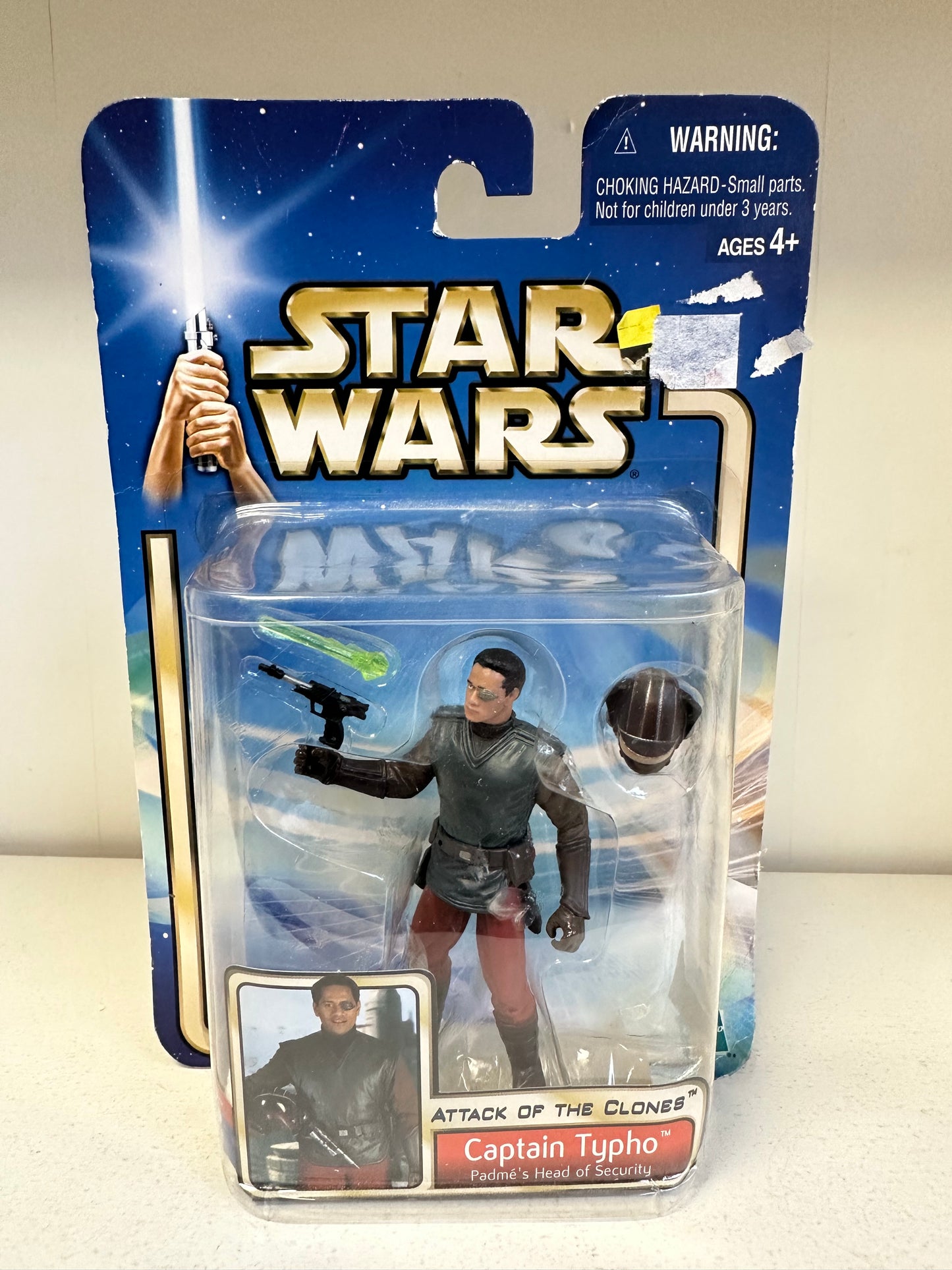 Star Wars AOTC Captain Typho MOC 3.75” Action Figure Toy