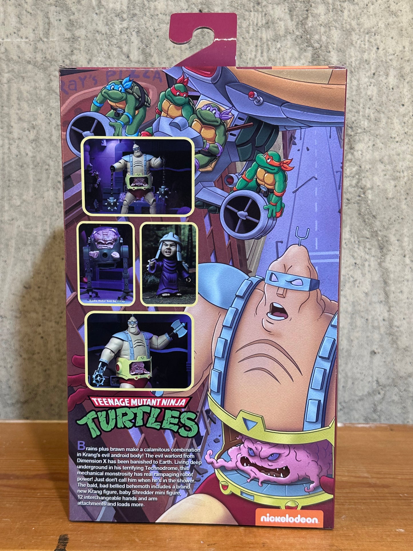 Neca TMNT Ninja Turtles Cartoon Krang Android Body SEALED Action Figure 9”