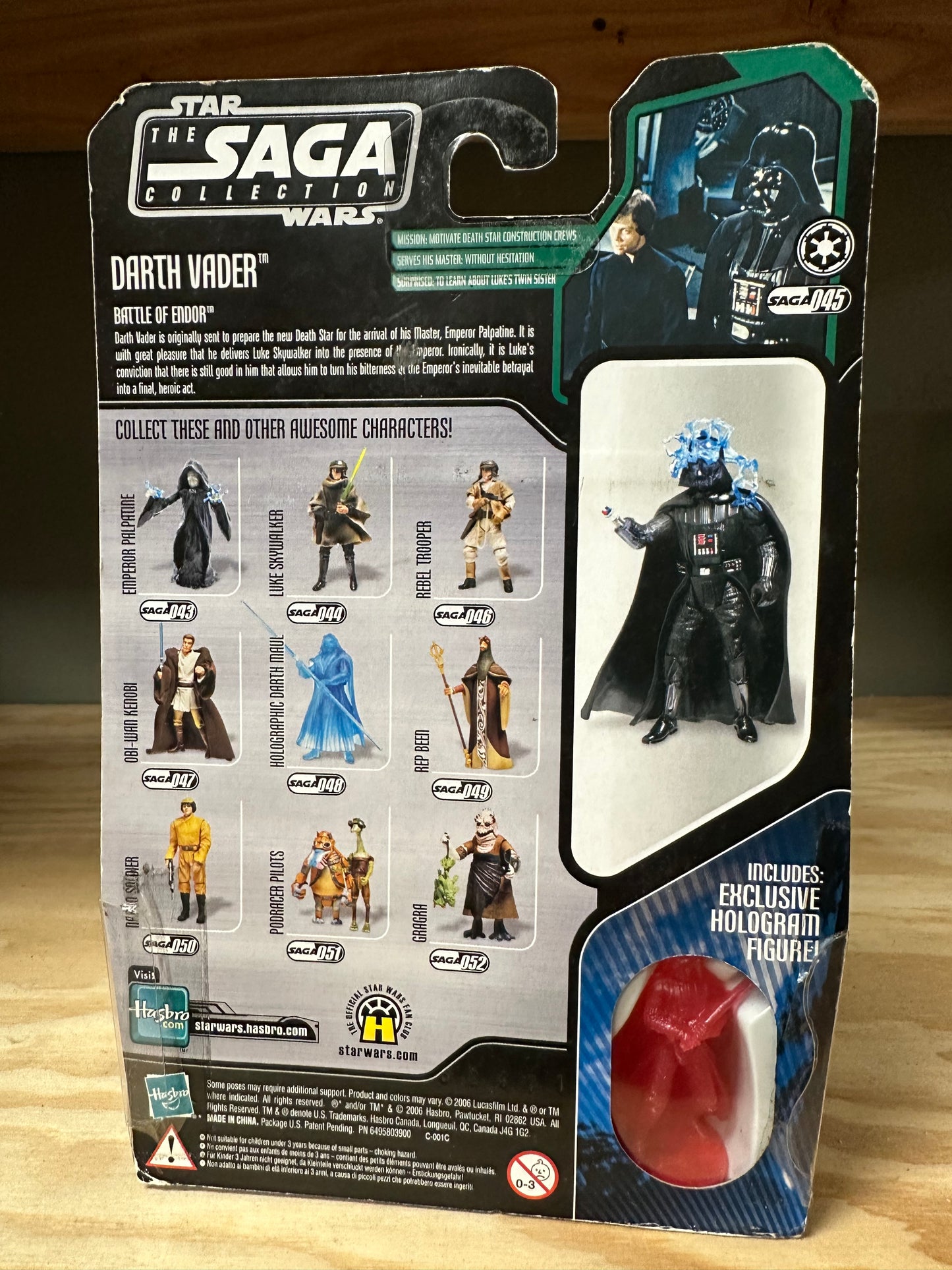 Star Wars saga collection Darth Vader Sealed Action Figure Toy