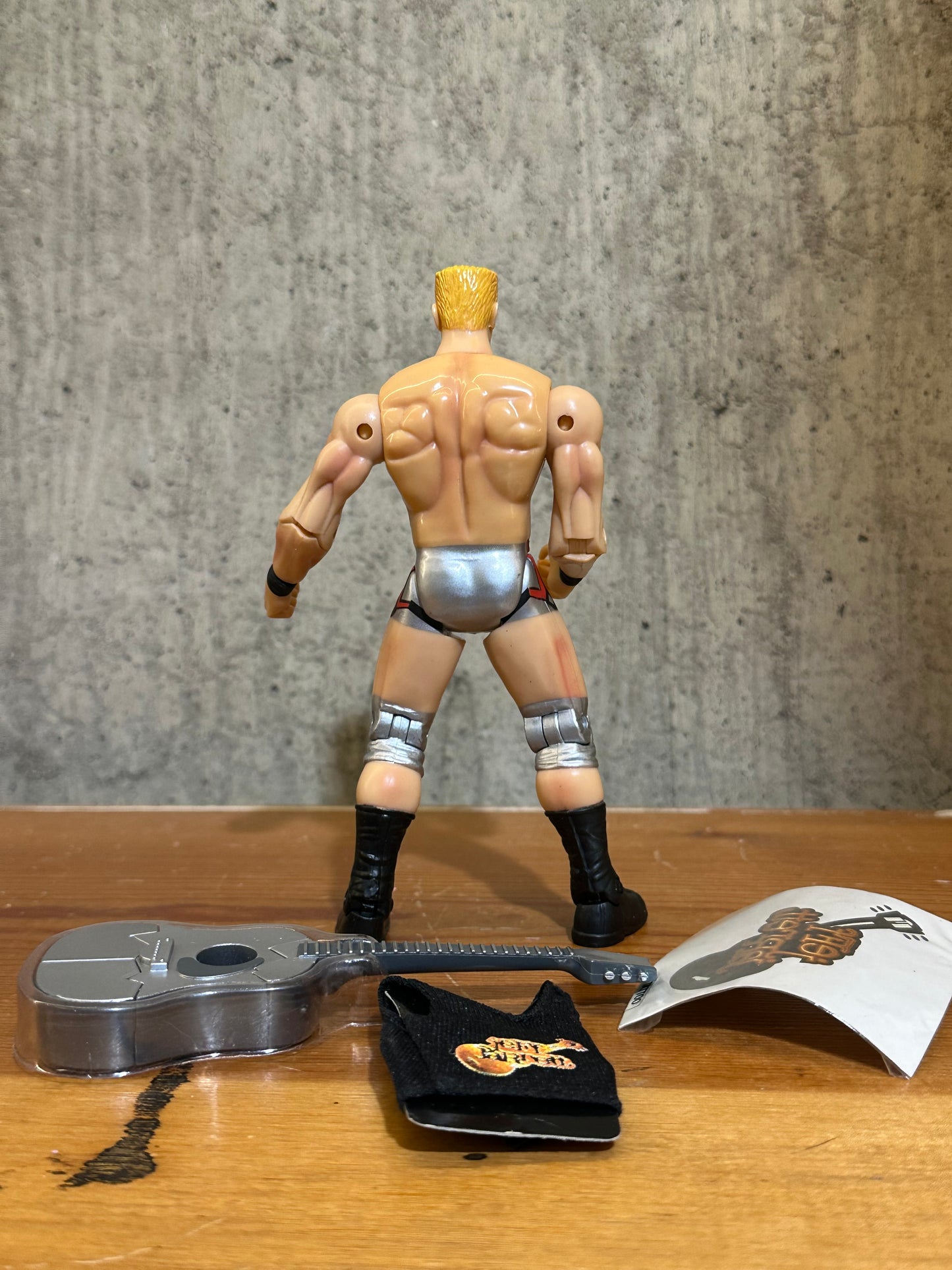 Jeff Jarrett WCW TNT T-Shirts 'n Tattoos Action Figure Complete WWF WWE
