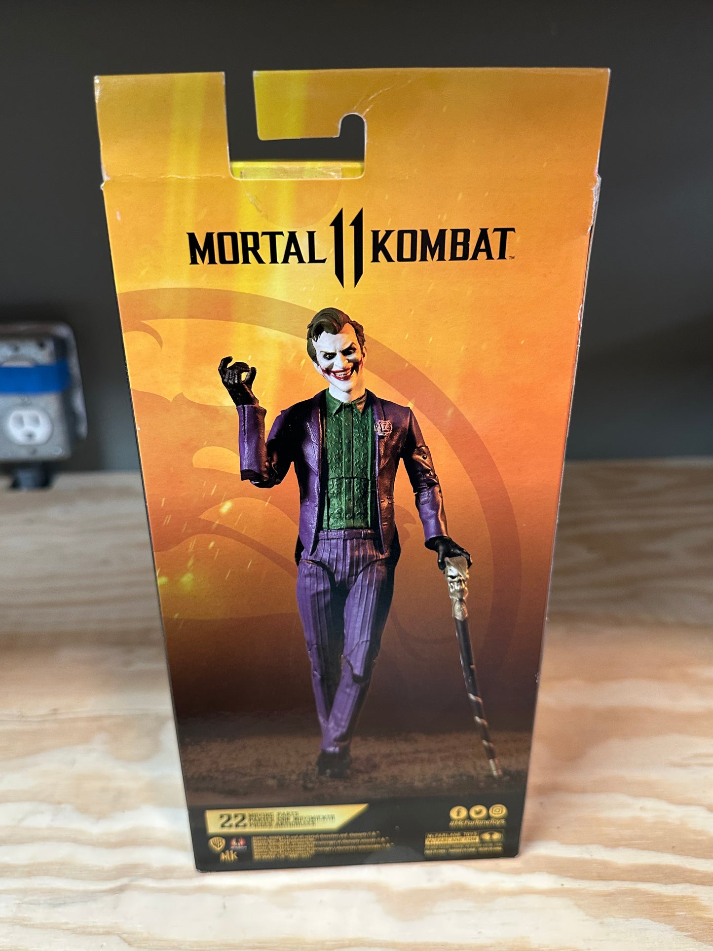 The Joker McFarlane Mortal Kombat II Sealed DC Comics Action Figure Toy