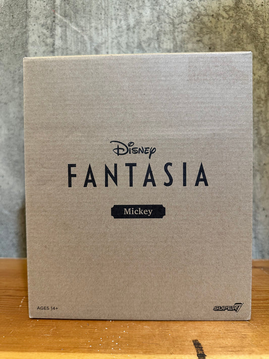 Disney Ultimates Fantasia Sorcerer's Apprentice Mickey Mouse Figure CIB Open Complete Super 7
